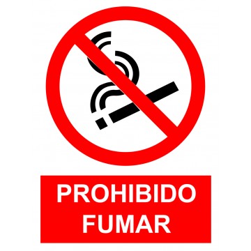 SEÑAL PROHIBIDO FUMAR SP850...